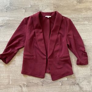Burgundy Blazer